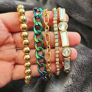 Betsey Johnson Bracelet Stack Set